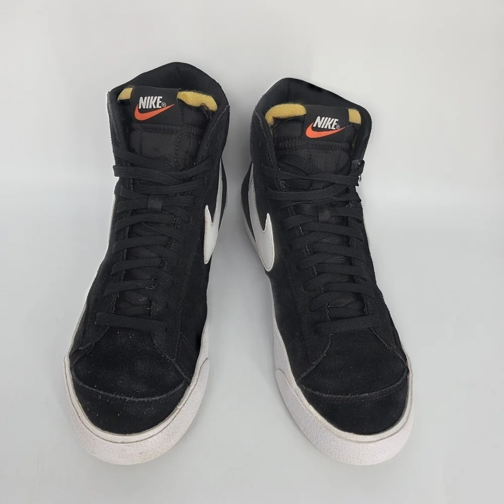 Nike Blazer Mid '77 Suede Black White CI1172-005 Men's Size 9 Shoes VINTAGE